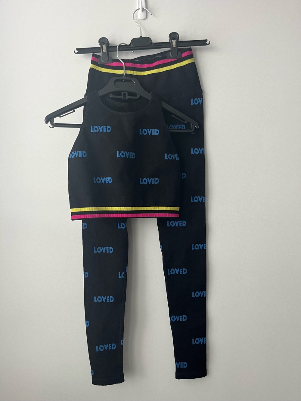 "Loved" Sports Bra & Leggings Set
